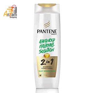 Pantene Advanced Hairfall Solution 2 in 1 Anti-Hairfall Silky Smooth Shampoo & Conditioner 180ml (1 Pc)
