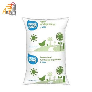 Aarong Dairy Pasteurized Full Cream Liquid Milk (1 ltr)