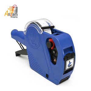 MX-5500 EOS 8 Digits Retail Price Tag Gu Labeler + 5000 labels + 1 Ink Roller (1 Pc)