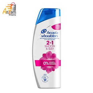 Head & Shoulders 2 in 1 Smooth And Silky Anti Dandruff Shampoo + Conditioner 340ml (1 Pc)